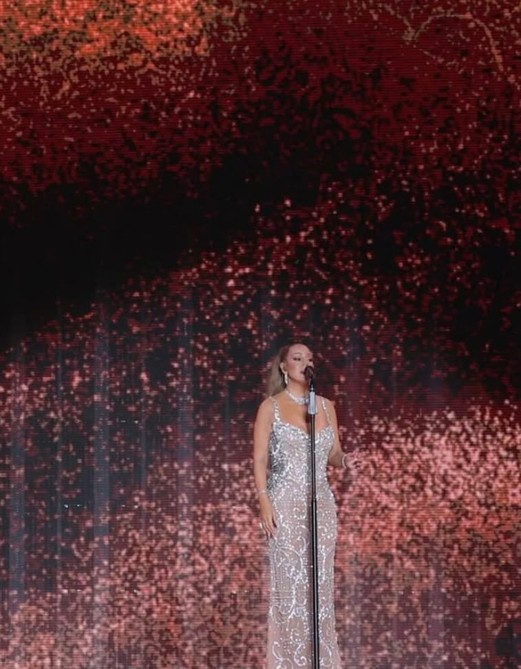 MARIAH DIAMOND EMBELLISHED GOWN