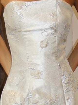 FRENCH BROCADE TULIP MINI DRESS