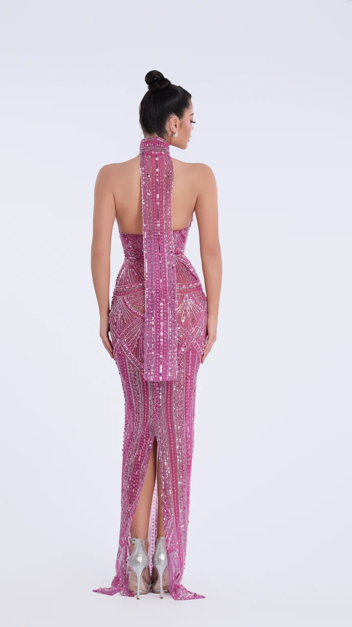 BLUSH STARDUST GOWN