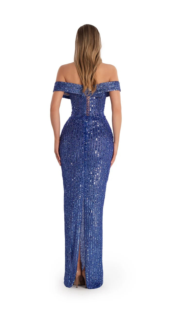 Albina dyla blue dress