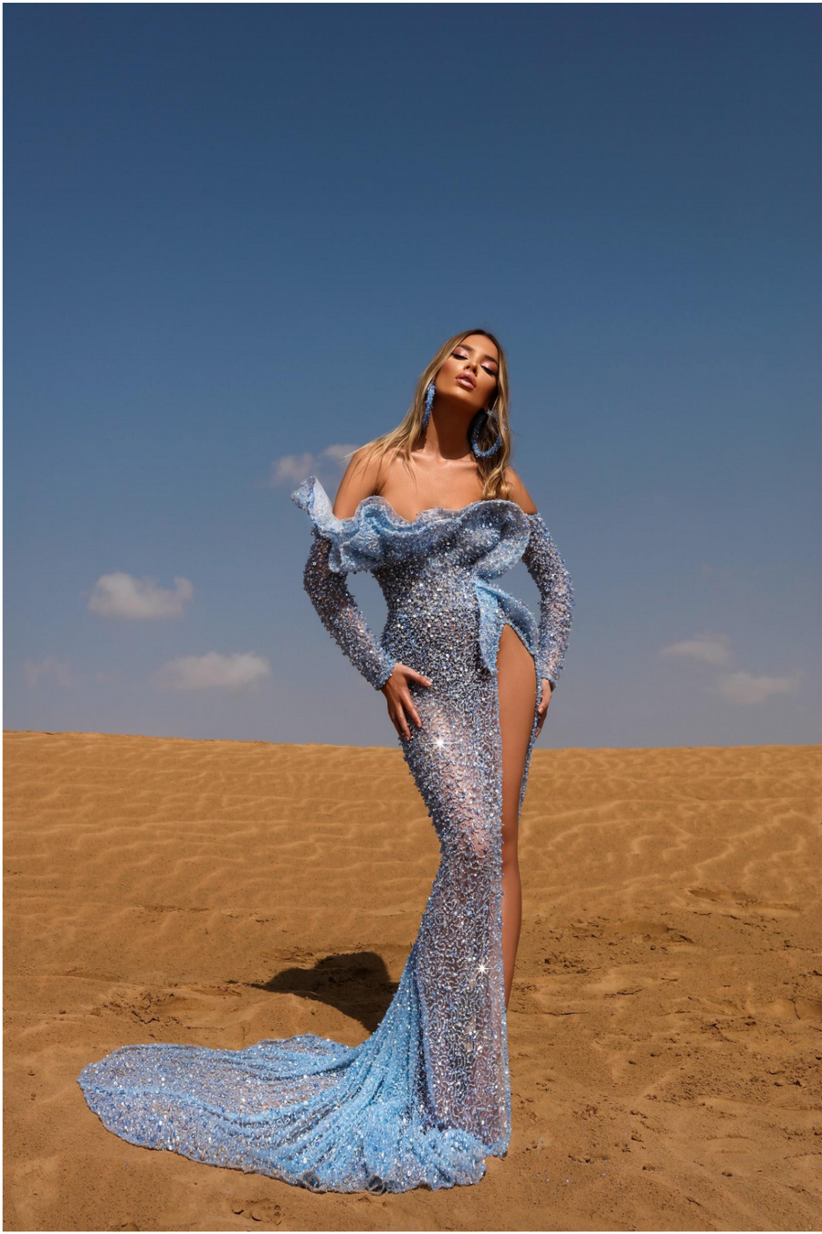 ALBINA DYLA DESERTE BLUE CORSET DRESS ALBINA DYLA DESERTE BLUE CORSET DRESS